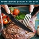 thumbnail image 2 of Cuchillos para carne Home Hero de acero inoxidable con alto contenido de carbono (6 unidades), 2 of 7