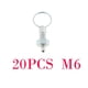 thumbnail image 5 of émbolo De Indexación Sin Bloqueo De Acero Inoxidable 20 Piezas Con Anillo De Tracción M6, 5 of 5