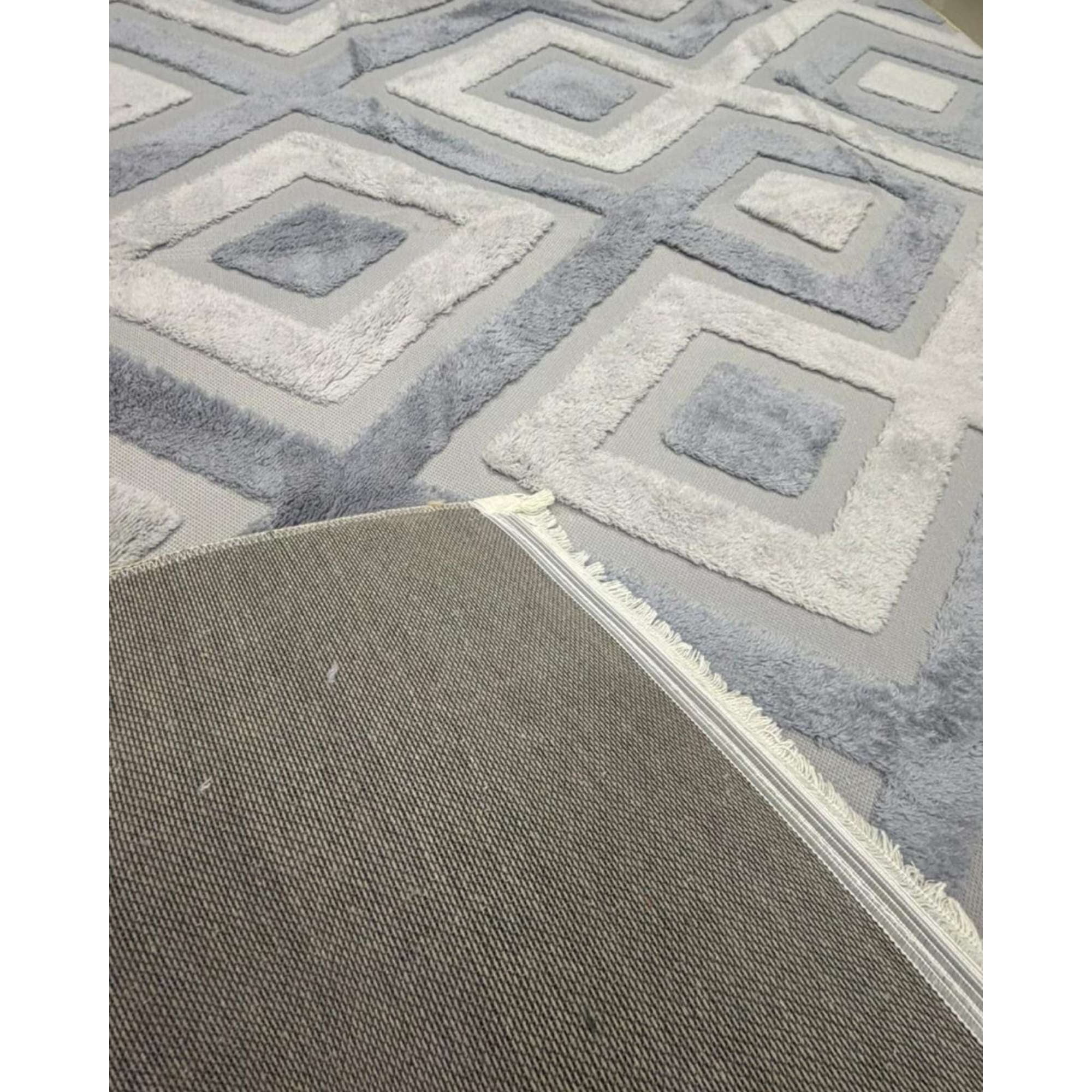 Feiya - Alfombra Jacquard Antideslizante Con Relieve 200x240 Cm