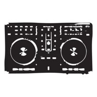 Rienda Libre Graphics - Decomural Vintage Boombox Dj Music Ws-44307