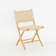 thumbnail image 1 of Silla Nido Plegable de Madera Rattan Natural, 1 of 7