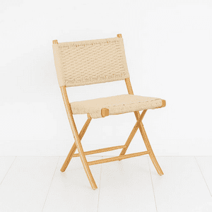 Klik Muebles - Silla Nido Plegable De Madera Rattan Natural