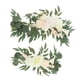 thumbnail image 1 of 2 Piezas Colgantes De Flores Artificiales Swag Rústico Para Decoración De Fiesta De Boda Blanco, 1 of 5