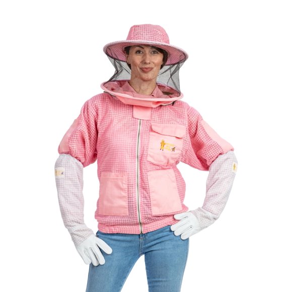 Chaqueta Ventilada para Apicultura Massive Bee Store Rosa