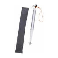 Ioensy - Bastón Para Ciegos De Aleación De Titanio, Antigolpes, Antideslizante, Con Bolsa De Almacenamiento, 7 Secciones, 1,25 M