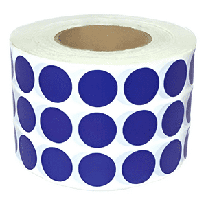 Ink & Paper - Etiquetas Azúl Autoadhesivas Circulares Colores 30 Mm 1000 Unidades