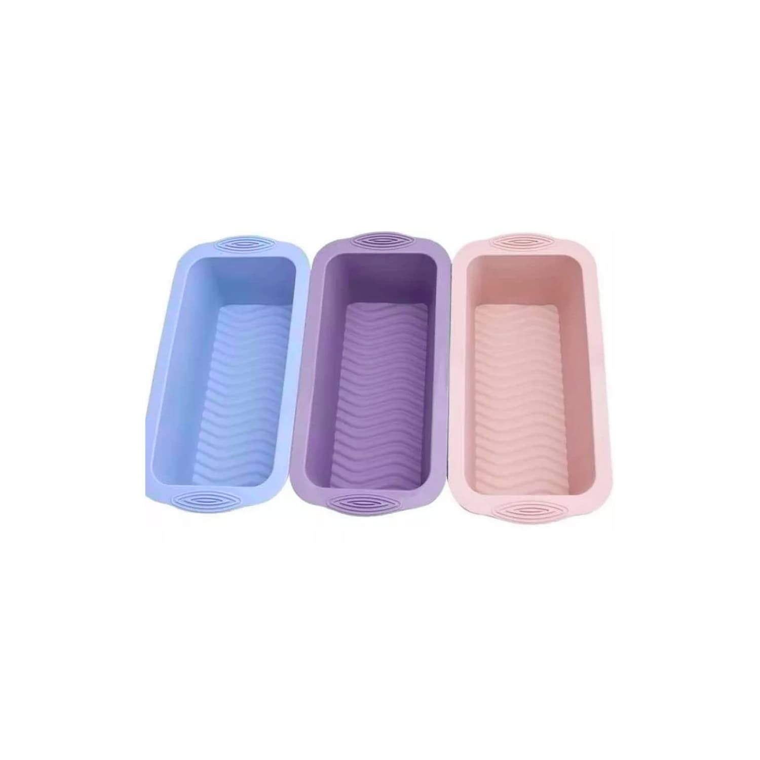 Disparo - Molde De Silicona Rectangular Para Pan Molde Queque Color Morado