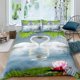 thumbnail image 1 of x2486 Bed SheetsSwan Duvet Cover Set Black Swan Lake Comforter Cover Microfiber Twin Size Bedding Set For Kids Teen Size Quilt Cover 3-Piece Bedding Set (1 Duvet Cover + 2 Pillow Shams) nj2486, 1 of 5