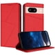 thumbnail image 1 of Funda Cartera Magnética para Google Pixel 8 Protección Antichoque con Ranuras Rojo, 1 of 6