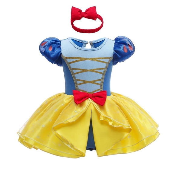 Disfraz elegante de margarita con diadema para niña, de 12 a 18 m
