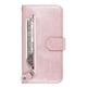 thumbnail image 5 of Funda con Cremallera para Samsung Galaxy A20/A30, Carcasa Cartera de Cuero PU con Soporte y Tarjetero, 5 of 5