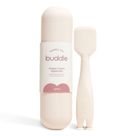 Espátula de crema para pañales Buddle Paddle Pal de silicona con funda