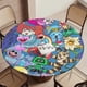 thumbnail image 5 of Poppy Playtime-theme Fitted Round Tablecloths Elastic Edged Table Covers Waterproof Table Cloth for Kitchen Holiday Party Tables Decor 120cm, 5 of 6