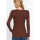 thumbnail image 5 of Top Térmico Largo Con Cuello En V Y Tapeta, 5 of 5