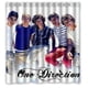 thumbnail image 1 of Cortina de ducha One Direction, juego de cortina de baño con ganchos, tamaño 66 x 72 pulgadas, 1 of 3