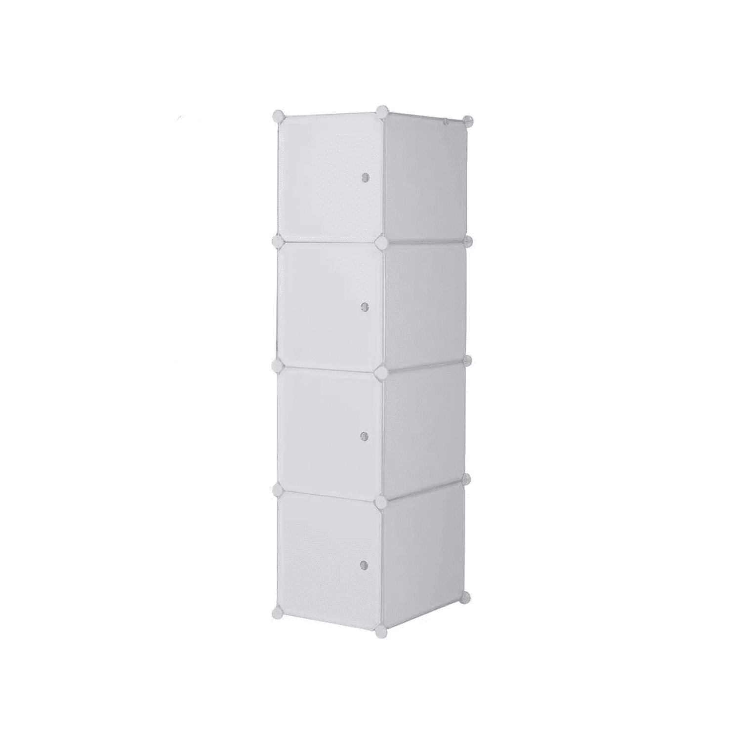 Importclick - Organizador Closet Ropero Hogar 4 Módulos 127x32x44 Cm Blanco