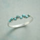 thumbnail image 1 of Mermaid Kiss Ring - Reconstituted Turquoise Bubble Cave Jewelry for Brides and Gifts, 1 of 4