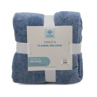 Zahr - Manta Jaquard Flannel Azul 125 X 150 Cm