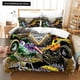 thumbnail image 1 of Monster Jam Bedding Set Twin Full Size Monster Jam F1 Bed Set Aldult Kid Bedroom Duvetcover Sets Anime 022 Bed Sheets, 1 of 3