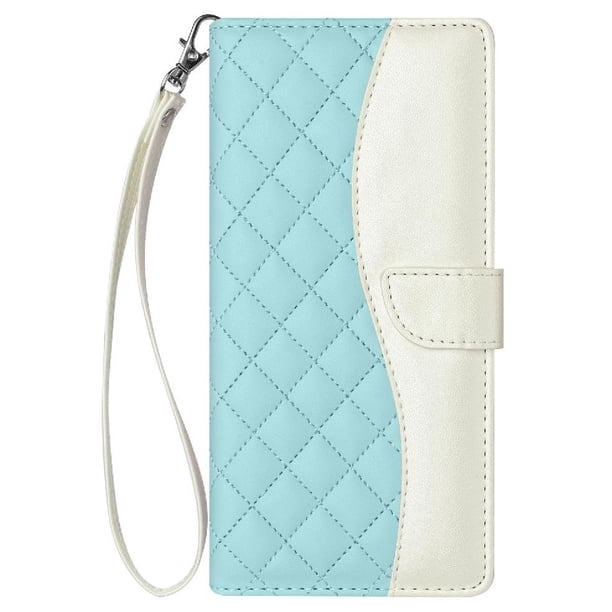 Funda Tipo Cartera Acolchada para Samsung Galaxy S20 Plus con Bloqueo RFID Ranuras y Correa Verde