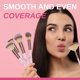 thumbnail image 4 of Set de 14 brochas de maquillaje EXPRESSIONS en rosa dorado, 4 of 7