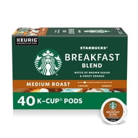 Cápsulas De Café Starbucks Breakfast Blend Medium Toast 40 K-Cup