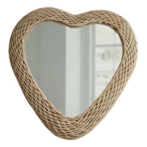 Genérico - Espejo Decorativo Pared Forma Corazón Estilo Juvenil Jhn