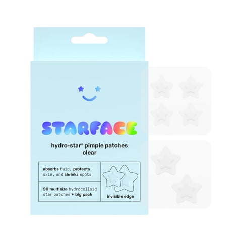 Starface World - Hidrocoloide Transparente Pimple Patches Starface Hydro-Star, 96 Unidades