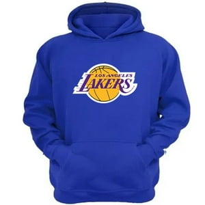 Genérico - Poleron Canguro Lakers Azul Talla L Unisex