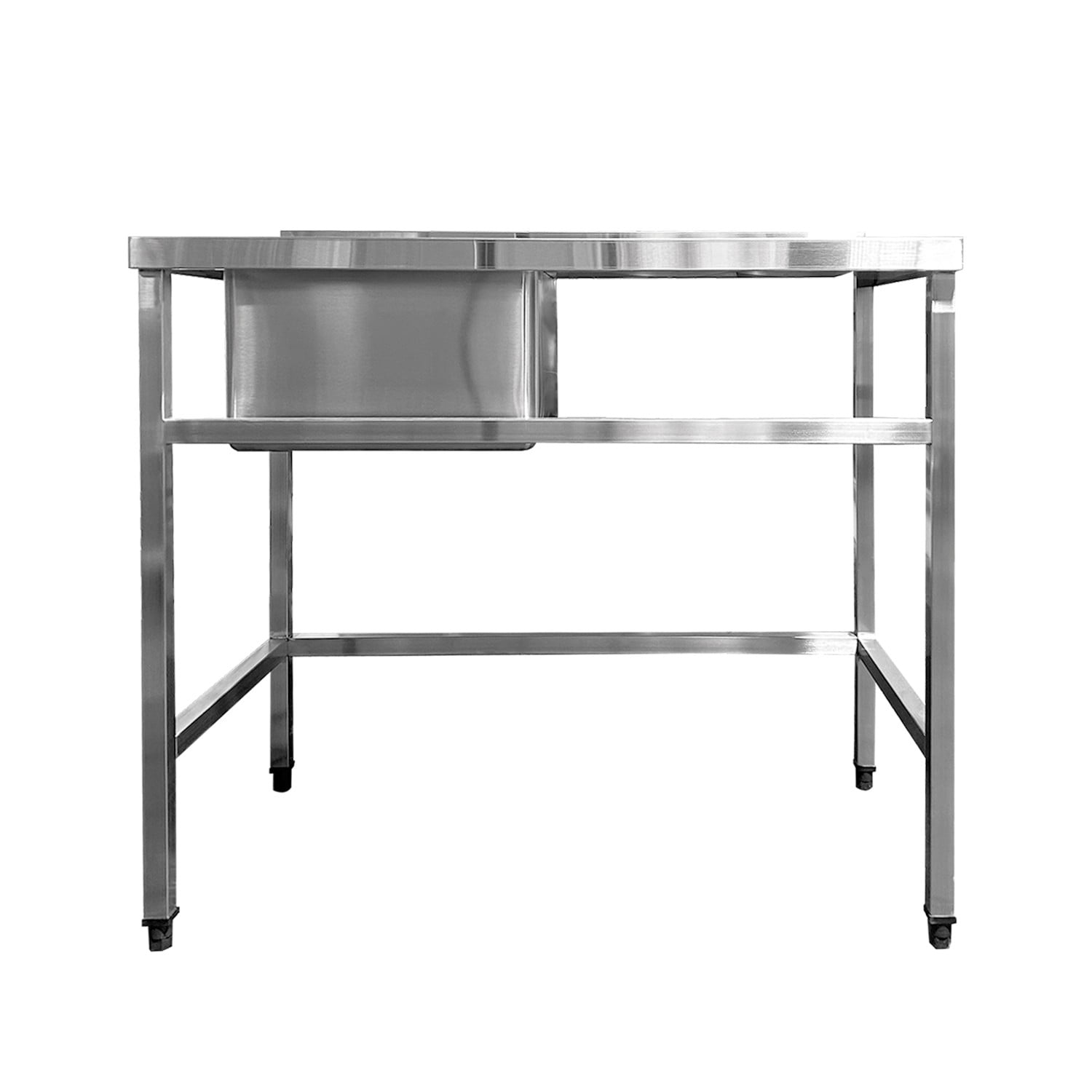 Imas - Lavadero Mural 1 Taza Secador Derecho Acero Inoxidable 100x60 Cm