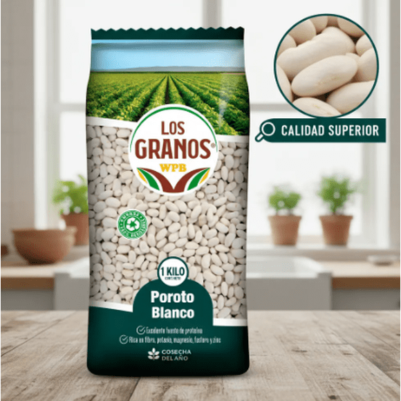 Porotos Los Granos Poroto Blanco En Envasado 500 g