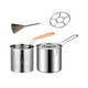 thumbnail image 4 of Cesta Portátil Del Tamiz De Las Pastas De La Salsa De La Olla Para Freír Para Freír El Hogar Que Acampa Con El Cepillo Del Pote, 4 of 5