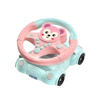 Magideal - Coches Eléctricos Simulación Conducción Volante Niños Juguetes Educativos Para Edades Tempranas Conductor Actividad Divertida Volante Juguete Para Niñ Mono