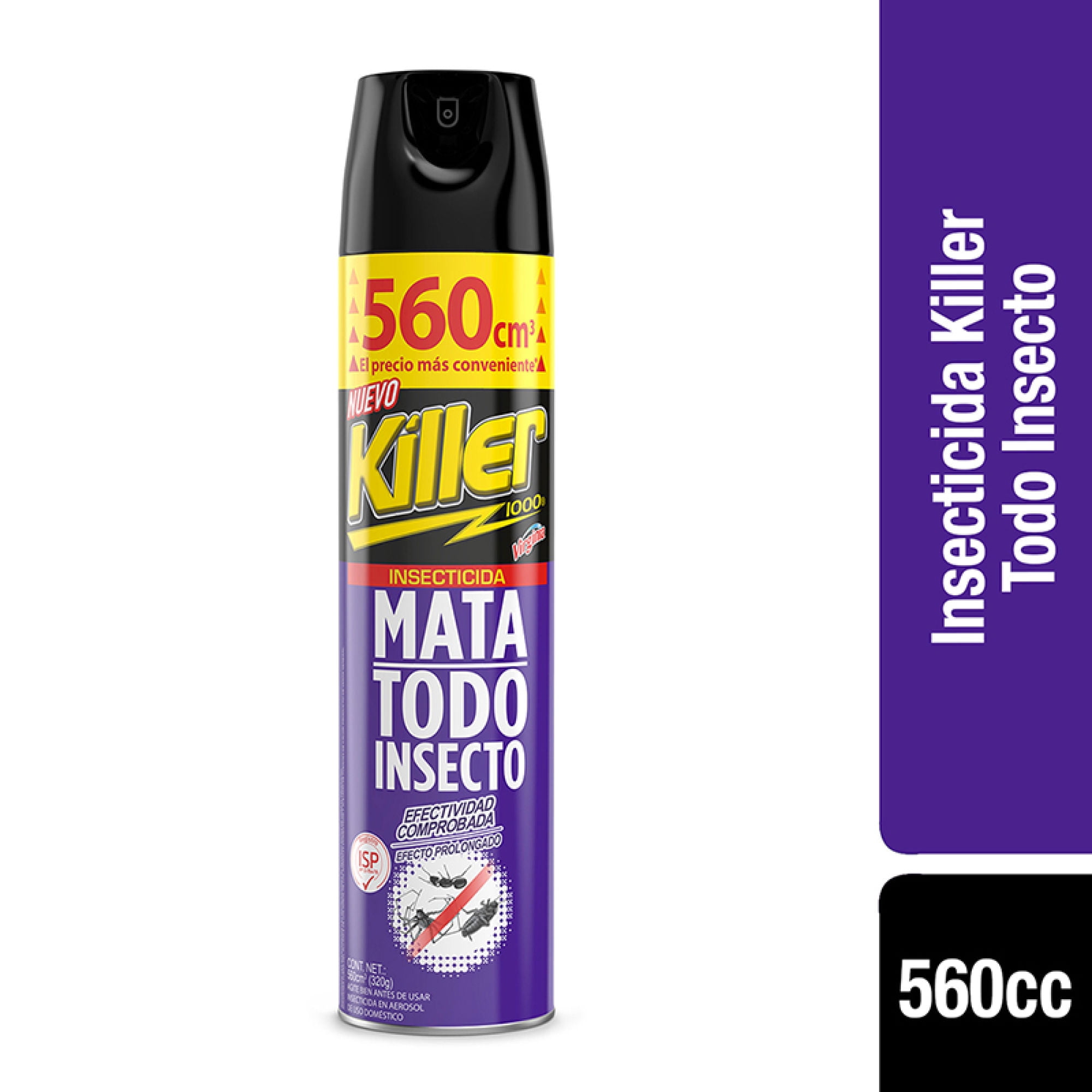 Insecticida Aerosol Mata Todo Insectos 560 ml Killer