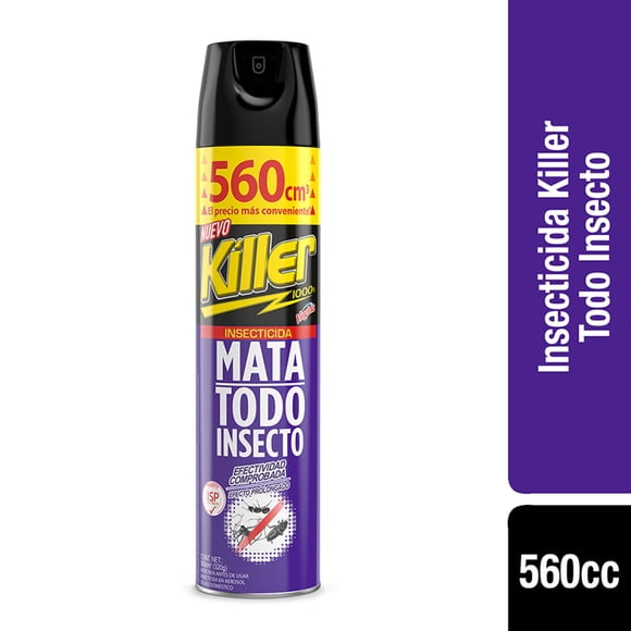 Insecticida Aerosol Mata Todo Insectos, 560 ml