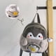 thumbnail image 1 of Penguin Cartoon Goth Harajuku Backpack Female Cute Jk Girl Ita Bag Doll Bag Pain Bag Action Figure Plush Mini Small School Bag, 1 of 3