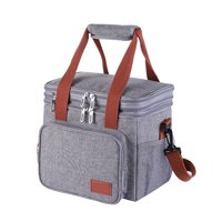 Bothyi - Bolsillo Frontal De Bolsa De Almuerzo Con Aislamiento De Doble Capa Portátil Para Picnic