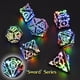 thumbnail image 2 of Juego de dados LED DND LOOKDNDS con caja de carga electrónica de 7 piezas, 2 of 3