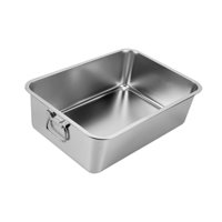 Ioensy - Caja De Arena Para Gatos, Inodoro Para Gatos, Lavabo De Limpieza Para Gatos, Lado Alto, Orinal Abierto Para Gatitos, M