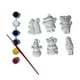 thumbnail image 1 of Set de 6 piezas de yeso navideñas para pintar 6 cm, 1 un, 1 of 3