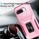 thumbnail image 2 of Funda Resistente para Google Pixel 9A con Tapa Deslizante y Protección Militar Rosa, 2 of 4
