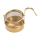 thumbnail image 1 of Colador De Té Giratorio, Portátil, Resistente, Giratorio, Para Sala De Estar, Oficina, Hotel, Dorado, 1 of 5