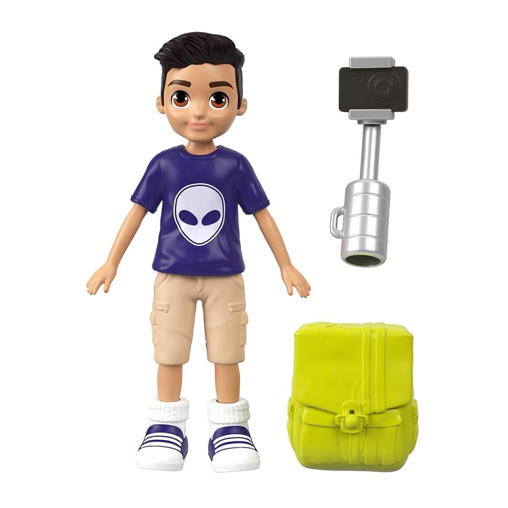 Muñeco Polly Pocket Nicolás Con Selfie Stick