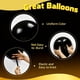 thumbnail image 4 of Globos PURPLIZATION 60 piezas 12" negro y dorado con confeti, 4 of 7