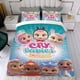thumbnail image 4 of Bebés Llores Bebé Conjunto de sábanas temático, trío de piezas, cómodo y amigable con la piel, diseño único, regalo de decoración para el hogar para familiares, amigos y fans,173cm *218cm, 4 of 6