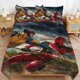 thumbnail image 1 of Deadpool Wolverine Bedding Sets Ultra Soft Skin-Friendly Duvet Cover 3 Piece, Cute Comforter Cover Bed Set for Boys Girls Kids, 1 of 5