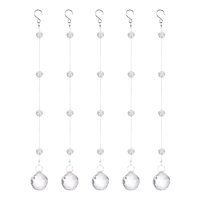 Uxcell - Cadena Guirnalda Acrílico Claro 0.3M