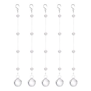 Uxcell - Cadena Guirnalda Acrílico Claro 0.3M