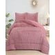 thumbnail image 3 of Cobertor Peludo Invierno Plaza Y Media Rosa, 3 of 3
