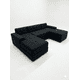 thumbnail image 2 of SOFA U SECCIONAL NEGRO LINO, 2 of 3